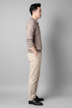 Men’s Wool Blend Quarter Zip Sweater - Regular Fit Knit Pullover