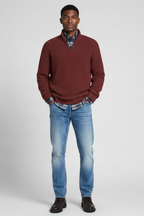 Men’s Wool Sweater - Insulated Pullover for Casual and Formal Wear