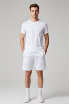 Men’s 2-Piece Summer Sports Set - Quick-Dry T-Shirt and Shorts