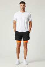 Men’s 2-in-1 Running Shorts - Quick-Dry Training and Sportswear
