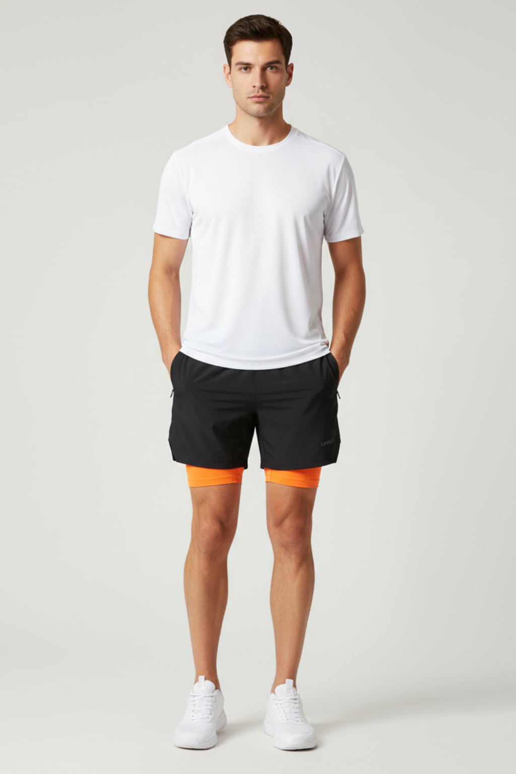 Men’s 2-in-1 Running Shorts - Quick-Dry Training and Sportswear