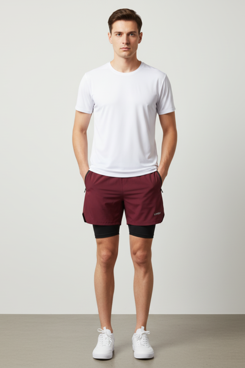 Men’s 2-in-1 Running Shorts - Quick-Dry Training and Sportswear