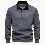 Paolo | Men's Winter Long Sleeve Polo Sweater
