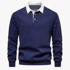 Paolo | Men's Winter Long Sleeve Polo Sweater