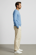 Men’s Classic Crew Knit Jumper - Refined Fibre and Everyday Structure