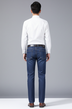 Men’s Classic Slim Fit Jeans - Soft Black Straight Denim