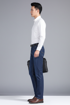 Men’s Classic Slim Fit Jeans - Soft Black Straight Denim