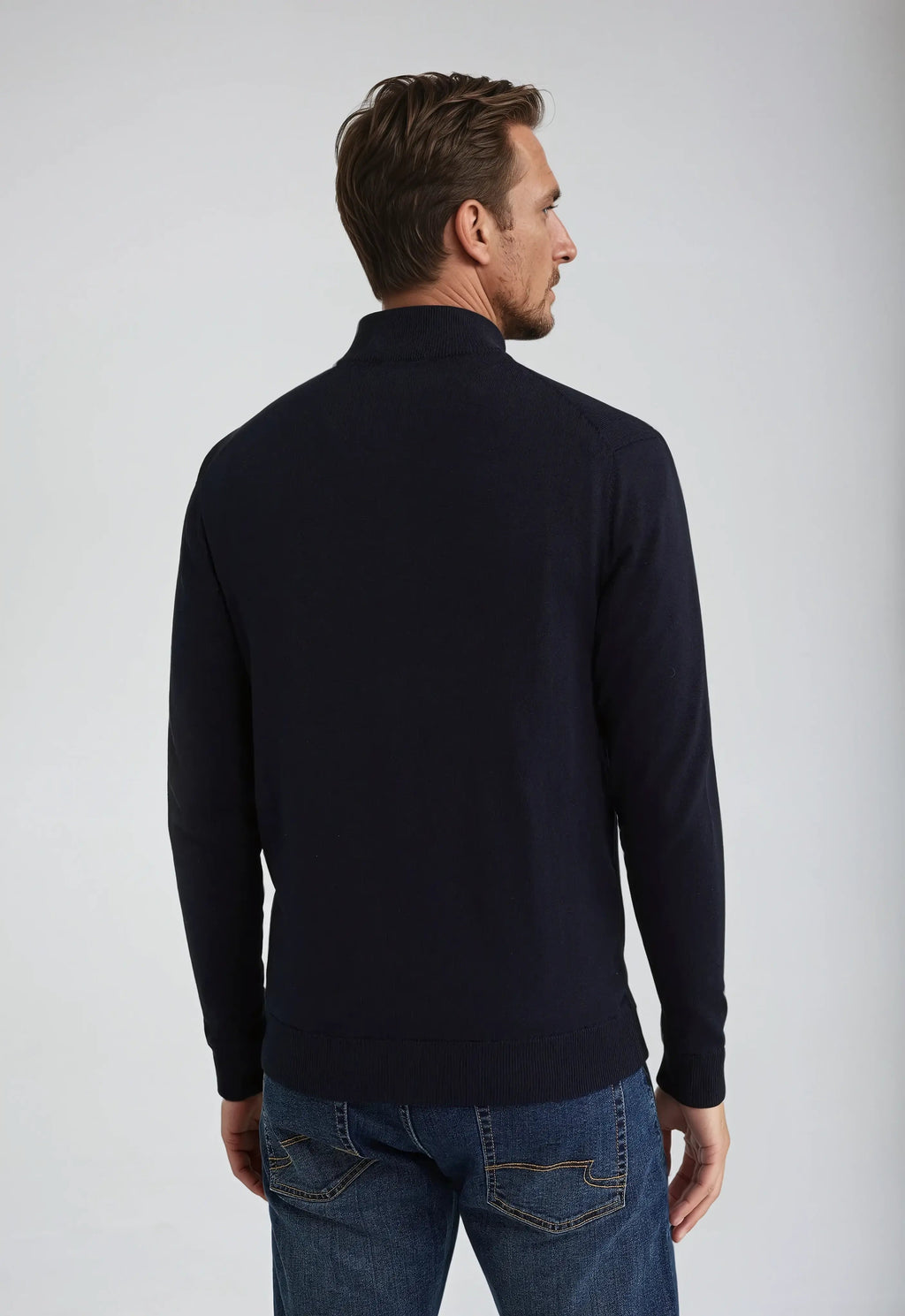 Leo | Men's Full Zip Classic Sweatshirt