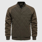 Charlie | Men’s Classic Long Sleeve Quilted Bomber Jacket