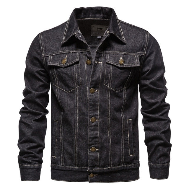 James | Men's Modern Slim Fit Denim Jacket