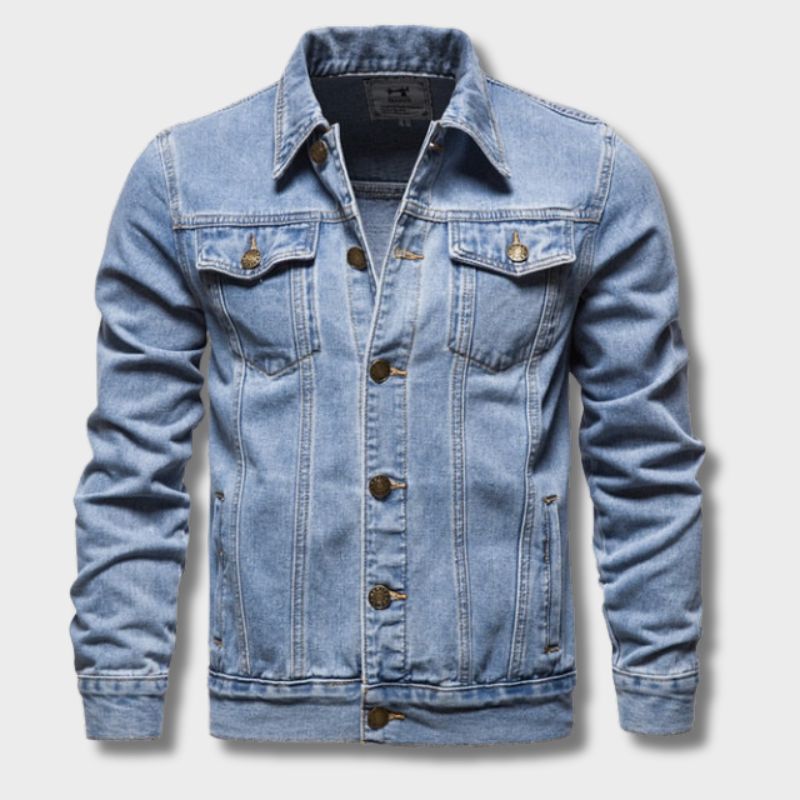 James | Men's Modern Slim Fit Denim Jacket