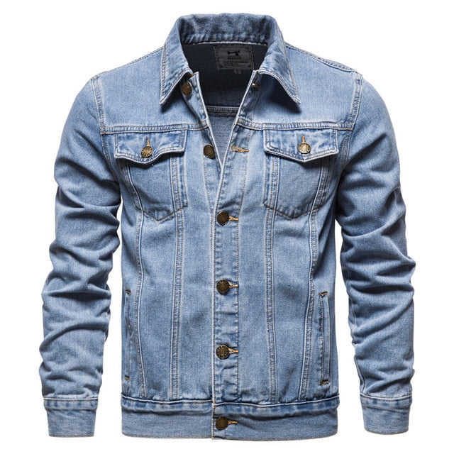James | Men's Modern Slim Fit Denim Jacket