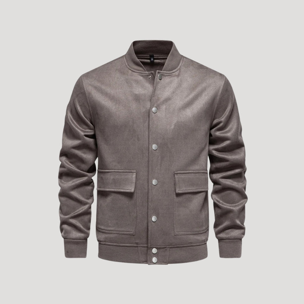 Harold | Men’s Snap Button Bomber Jacket