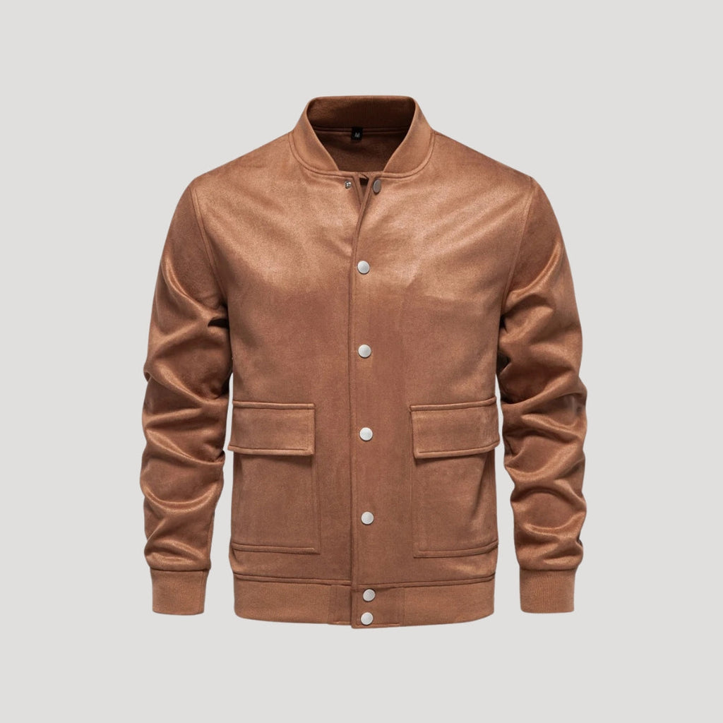 Harold | Men’s Snap Button Bomber Jacket