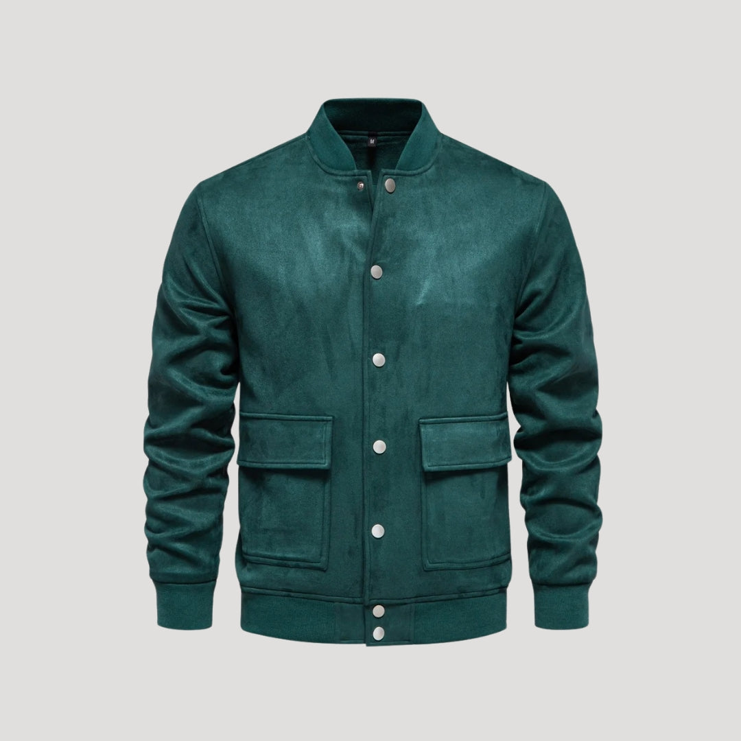 Harold | Men’s Snap Button Bomber Jacket