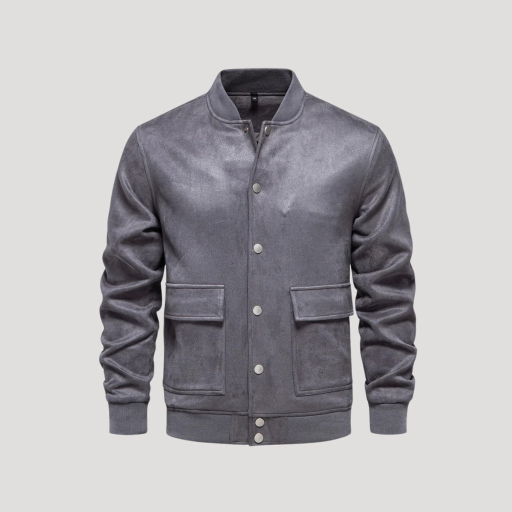Harold | Men’s Snap Button Bomber Jacket