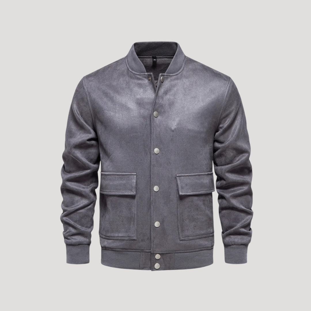 Harold | Men’s Snap Button Bomber Jacket