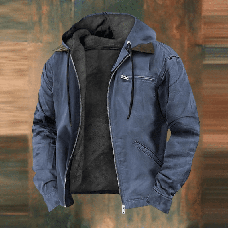Earl | Men's Hooded Zip-Up Insulated Winter Jacket