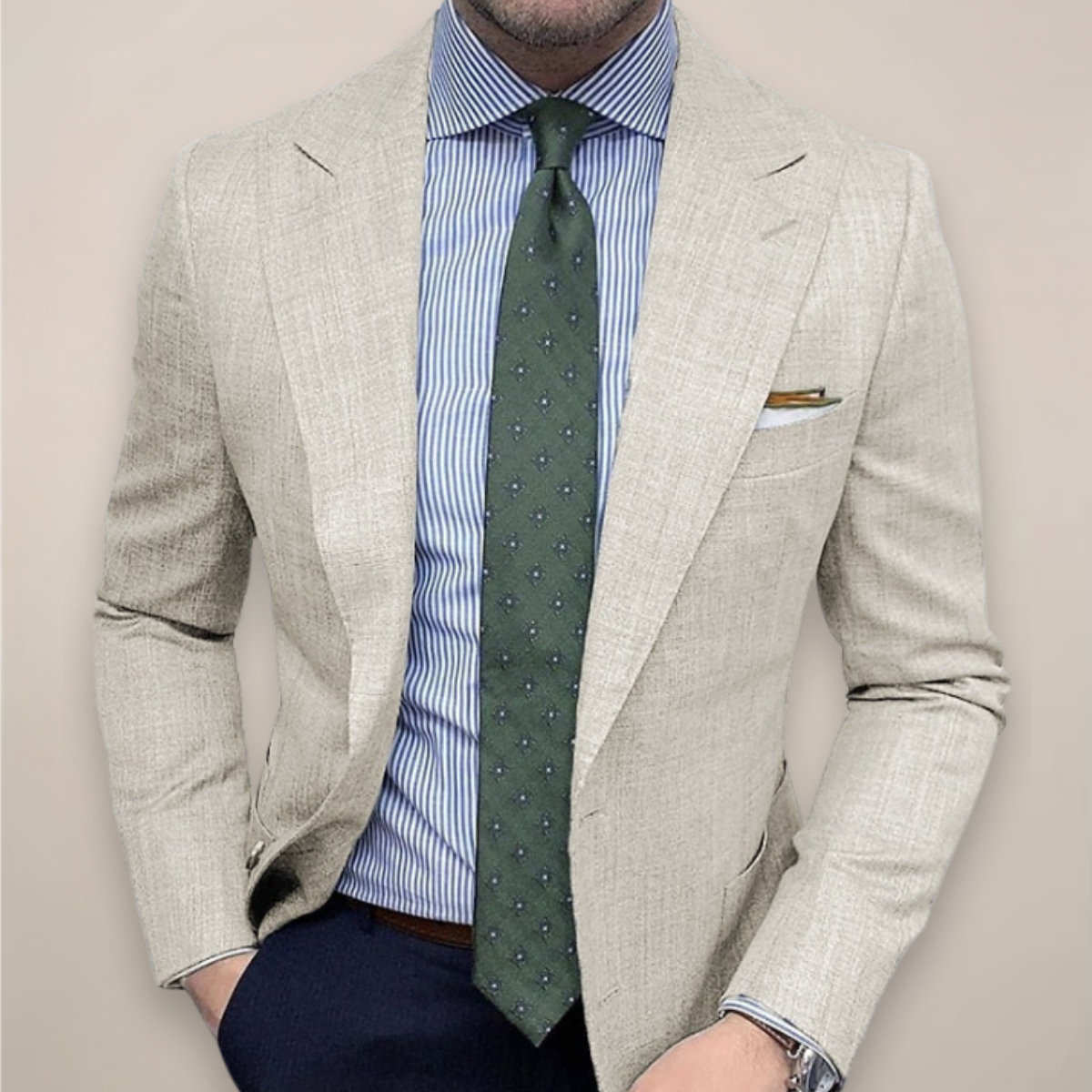 Henry | Men's Spring Tailored Textured Blazer Jacket
