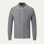 The Richmond Men’s Elegant Merino Wool Zip Up Cardigan
