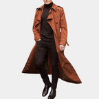 Henry | Men’s Classic Belted Trench Coat with Tailored Finish