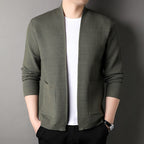 Danny | Men's Open Front Textured Knit Cardigan