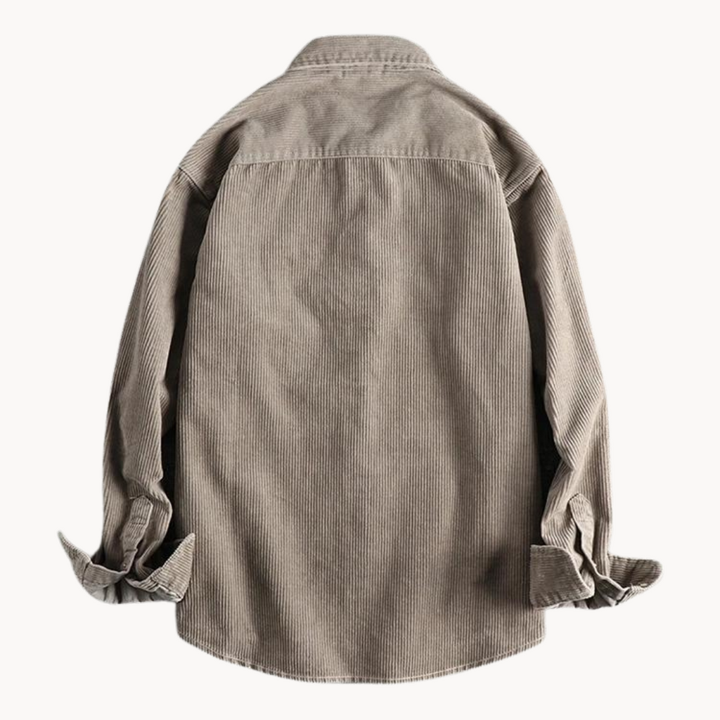 Alfred | Men’s Casual Corduroy Long Sleeve Shirt