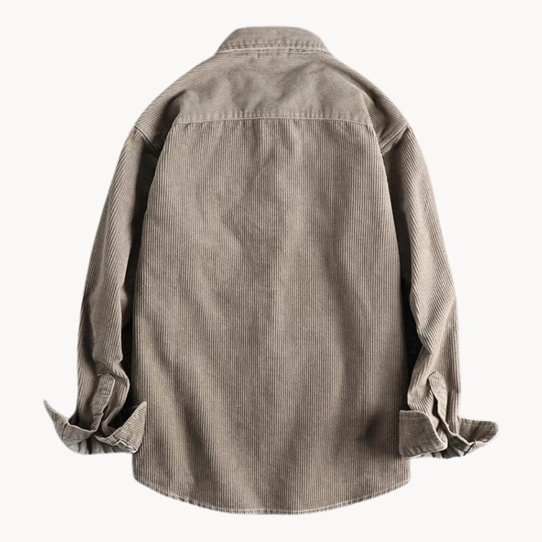 Alfred | Men’s Casual Corduroy Long Sleeve Shirt