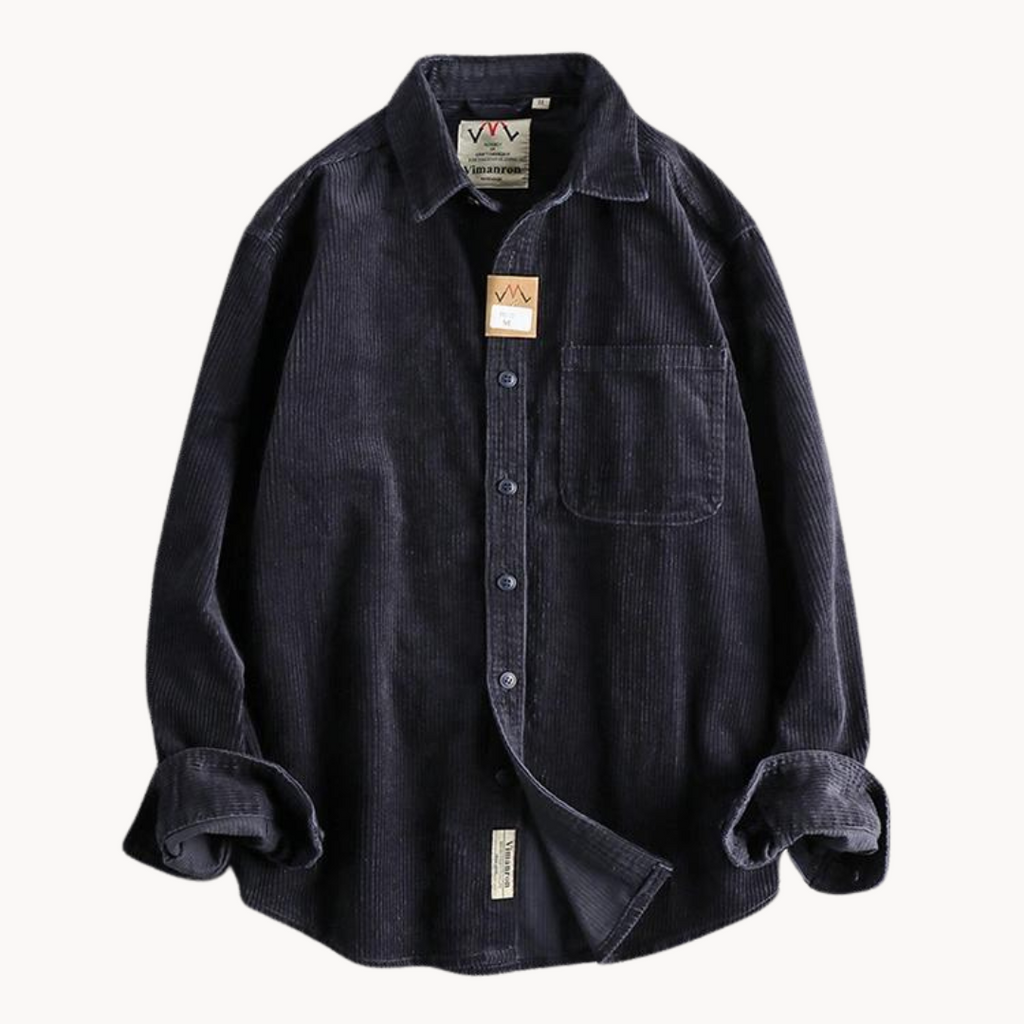 Alfred | Men’s Casual Corduroy Long Sleeve Shirt