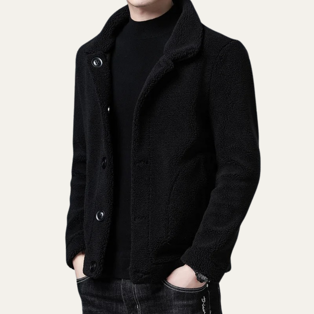 The Brecon Warm Winter Fleece Men's Jacket with Pockets