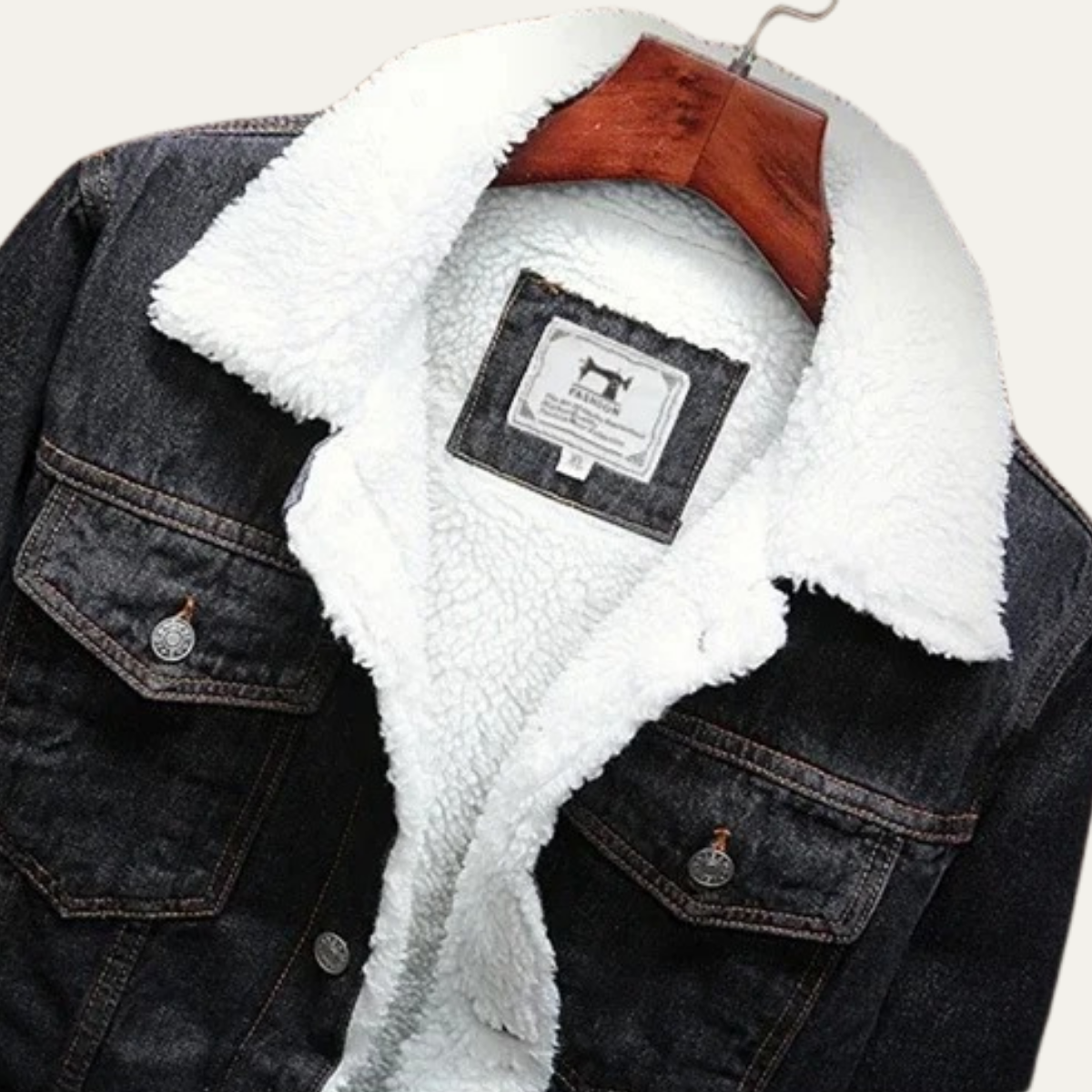 The Kilmarnock Men's Fleece Lined Denim Winter Jacket