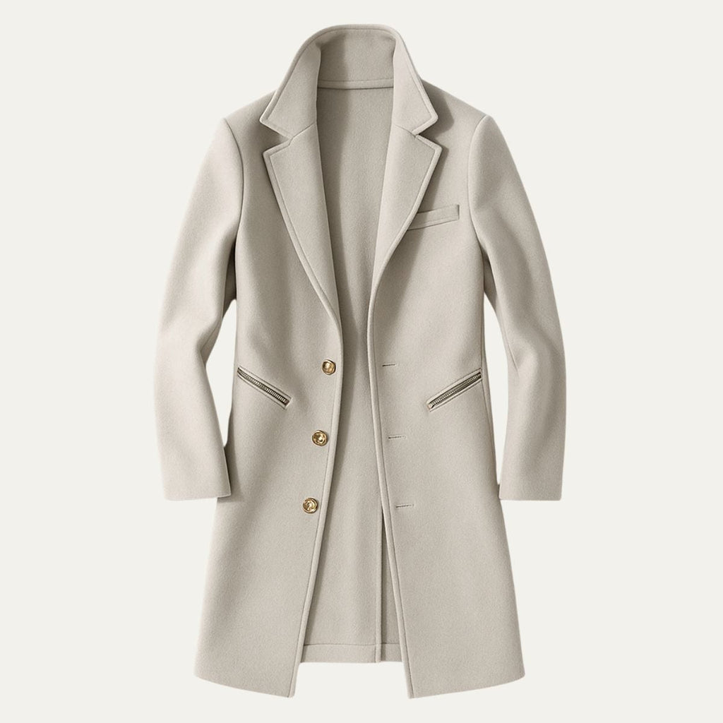 The Fitzroy Long Trench Coat For Men