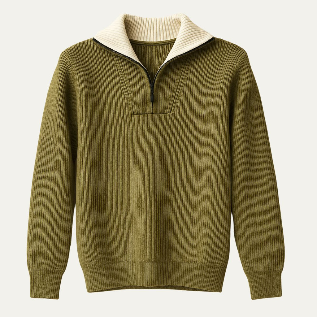 The Exeter Quarter Zip Jumper for Men