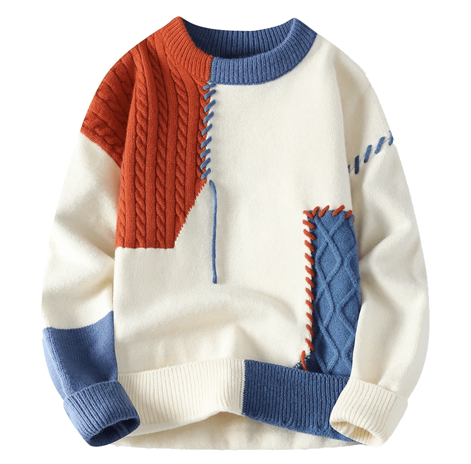 Edward | Men's Patterned Relaxed Fit Winter Sweater