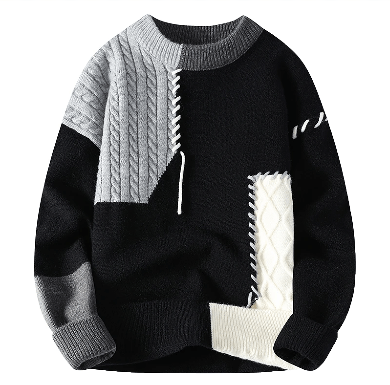 Edward | Men's Patterned Relaxed Fit Winter Sweater