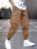Jacob | Men’s Jogger Cargo Pants With Side Pockets