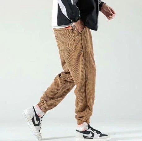Aaron | Men’s Corduroy Relaxed Fit Jogger Pants