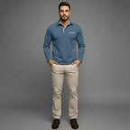 Ethan | Men's Long Sleeve Winter Polo Shirt