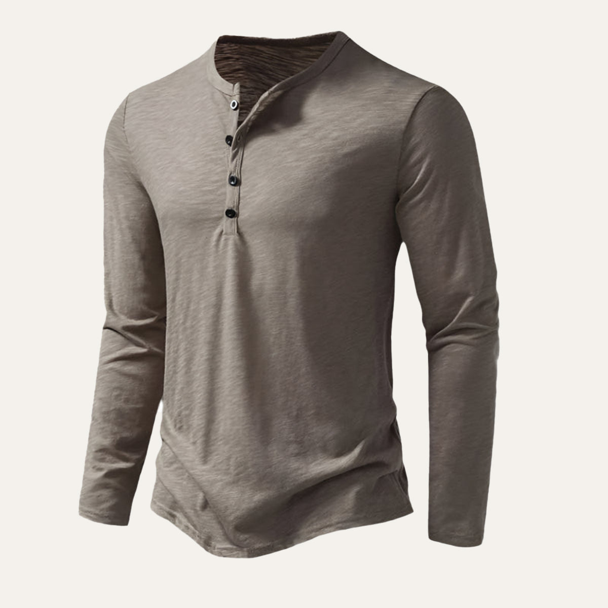 The Cromwell Long Sleeve Cotton Polo for Men