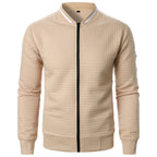 The Harlow Cotton Cardigan for Men – Tailored with Zip