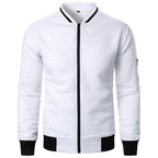 The Harlow Cotton Cardigan for Men – Tailored with Zip