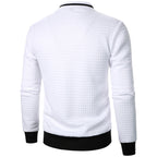 The Harlow Cotton Cardigan for Men – Tailored with Zip