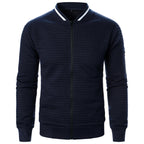 The Harlow Cotton Cardigan for Men – Tailored with Zip
