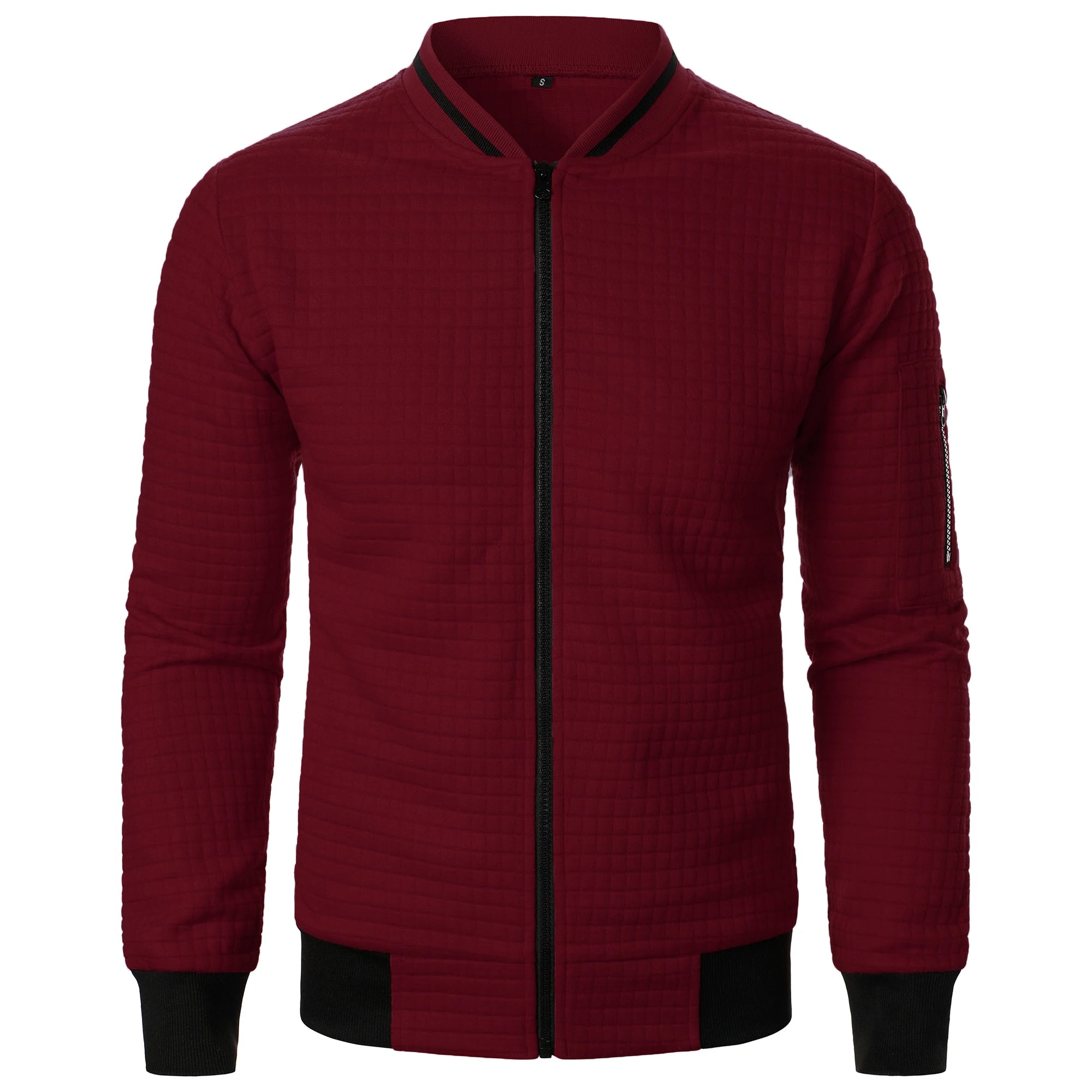 The Harlow Cotton Cardigan for Men – Tailored with Zip