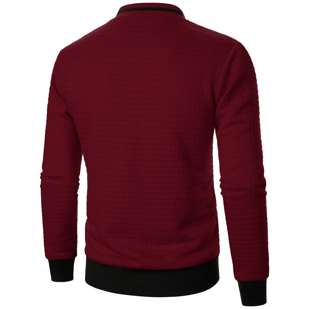 The Harlow Cotton Cardigan for Men – Tailored with Zip