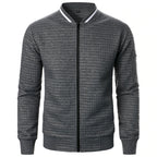 The Harlow Cotton Cardigan for Men – Tailored with Zip