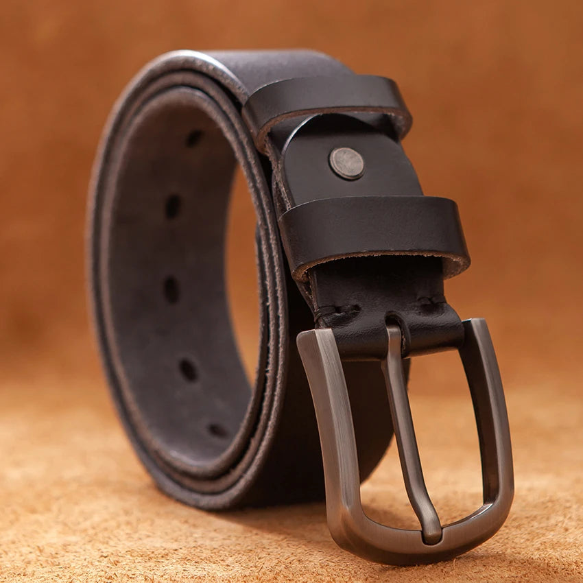 The Easton Belt – Genuine Cow Leather, Hand-Finished Classic