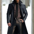 Logan | Men’s Long Tailored Winter Trench Coat