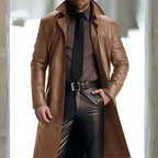 Logan | Men’s Long Tailored Winter Trench Coat