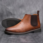 The Staffordshire Men's Classic Leather Chelsea Ankle Boots